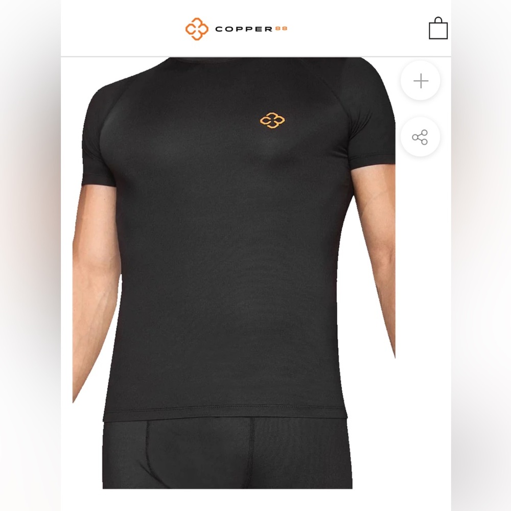 MEN'S COPPER COMPRESSION SHORT SLEEVE TSHIRT